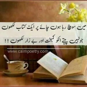 Chai Poetry in urdu