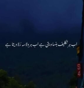 1 line quotes in urdu text