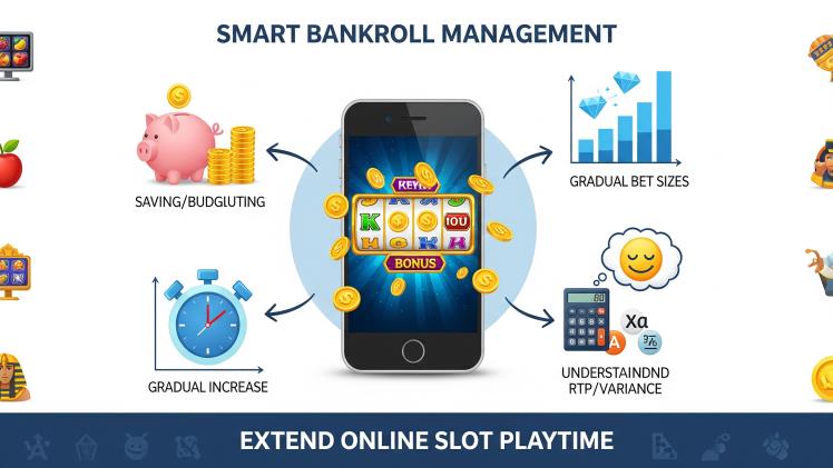 Smart Bankroll Management Strategies to Extend Online Slot Playtime